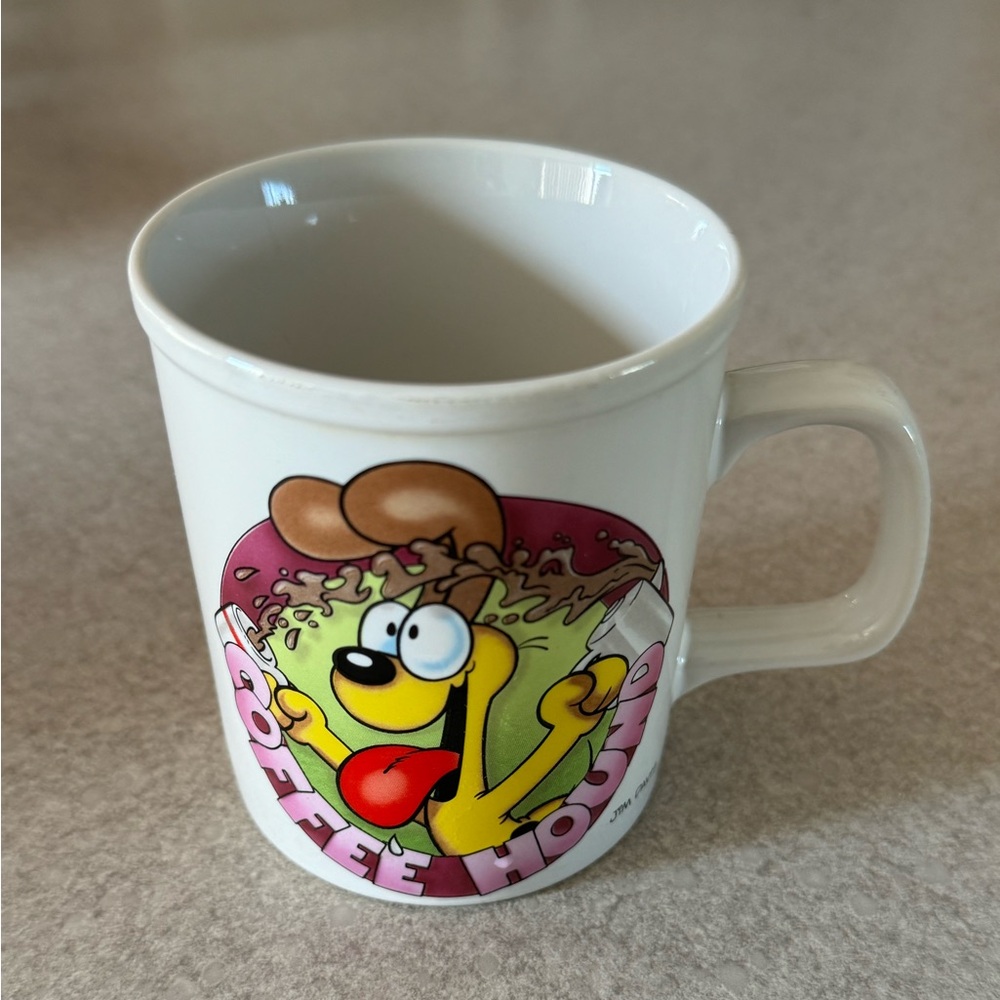 Garfield's Dog Odie "COFFEE HOUSE" Coffee Mug 1978